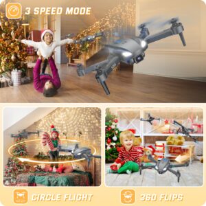 SOTAONE S350 Drone with Camera for Adults, Mini Drones for Kids with 1080P HD FPV Live Video, Remote Control Helicopter Toys Gifts for Boys Girls, Altitude Hold, One Key Start, 3D Flips, 2 Batteries