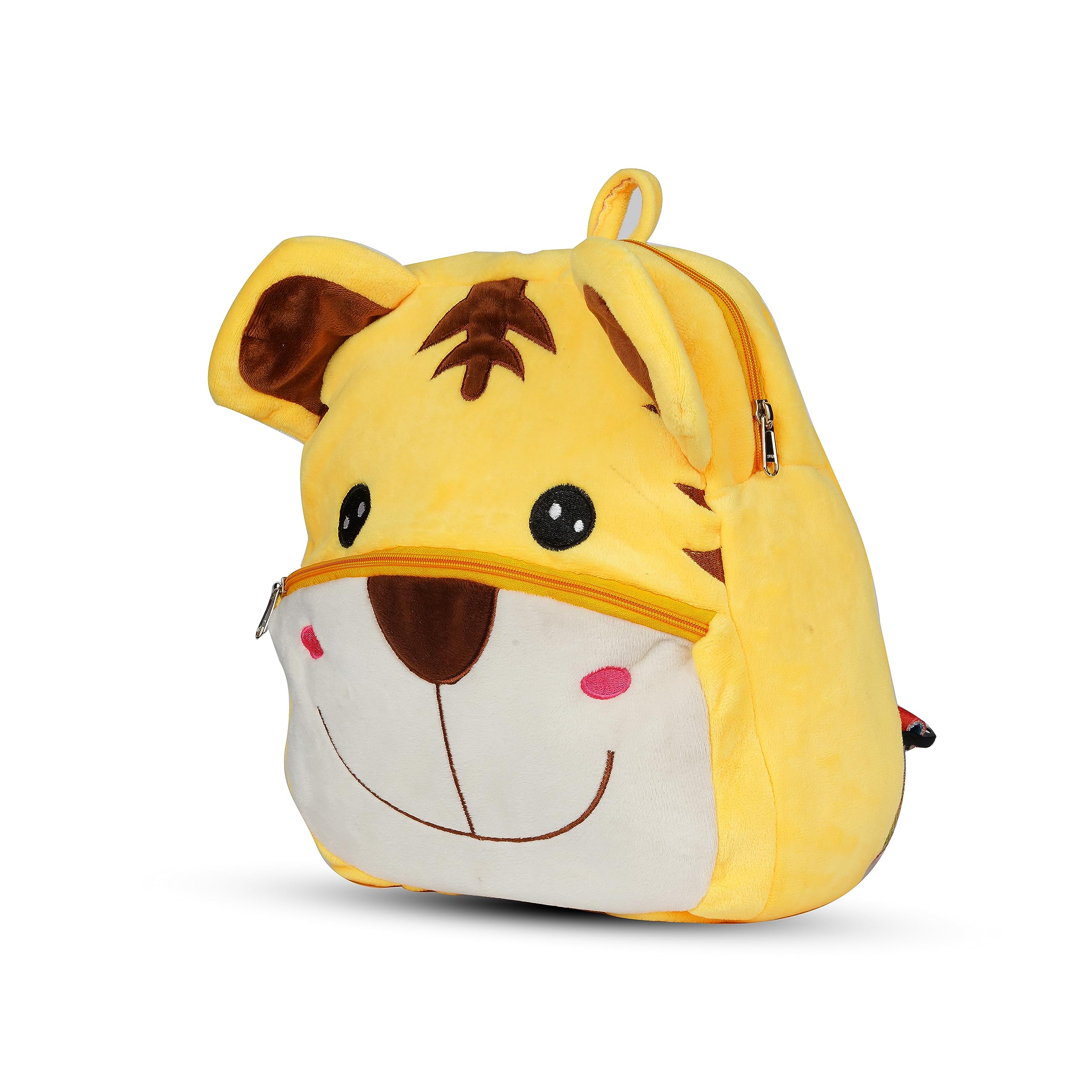 PLUSHIFY Tiger Toddler Backpack - 13 Inch Yellow Backpack for Boys and Girls, Ages 3 and Up - Adorable and Practical Companion for Little Explorers. (Tiger)