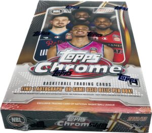 2022-23 topps chrome nbl basketball hobby box