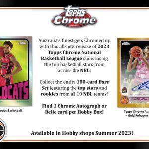 2022-23 Topps Chrome NBL Basketball Hobby Box