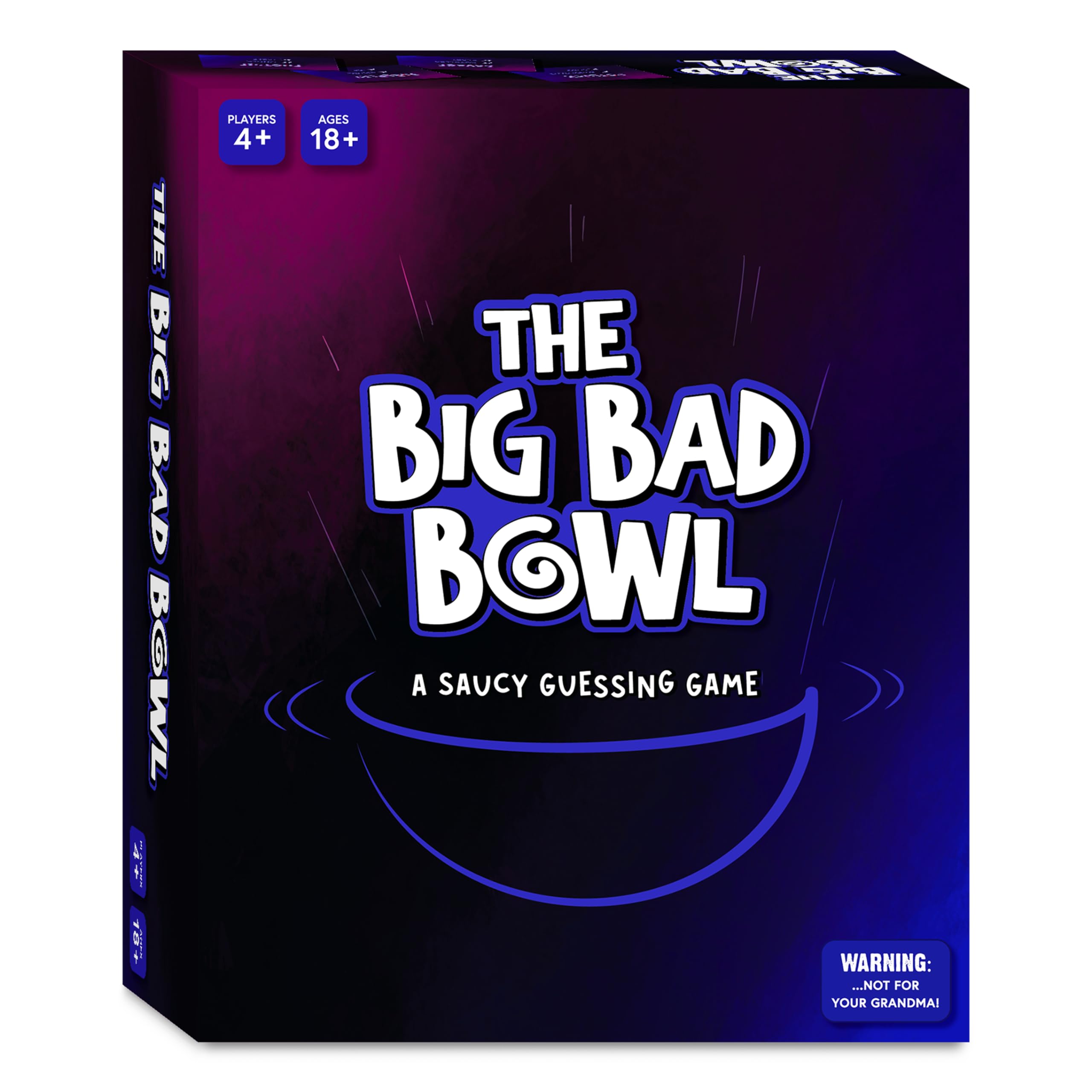 Big Bad Bowl - Ultimate 600 Cards Fun Party Game for Adults, Engaging Icebreakers, Hilarious Group Challenges, Guessing Game, Travel-Friendly, Gifts for Game Night, Ages 18+