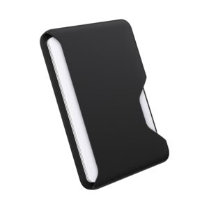 Speck iPhone Wallet MagSafe Accessory - Removable ClickLock No-Slip Interlock - Holds 1-3 Cards - Soft Touch Finish, Scratch Resistant Card Holder Built for MagSafe - Black