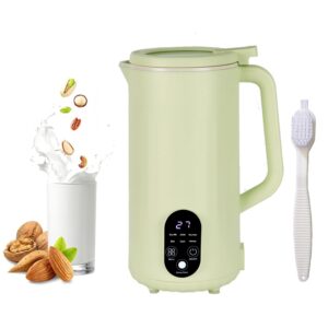 LMFUEN Automatic Soy and Nut Milk Maker,27oz/800ml,Food Processor,Rice Paste,Juice,Baby Food Hot Blender, Smoothie,Corn,Crushing Ice,Delay Start/Keep Warm & BPA Free (Green)