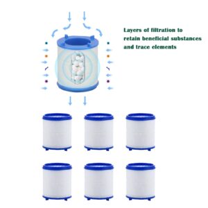 LiXiongBao 360 Rotating Water Filtration Unit for Bathroom Sink - Chlorine Reduction, 2 Packages