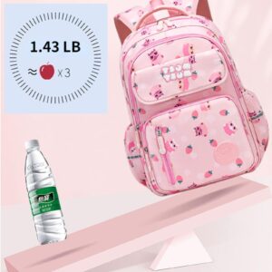 HAPIKI Kawaii Backpack with Cute Accessories 15.6 Inch Laptop Casual Travel Daypacks New Semester Gifts Aesthetic Bag (01-pink,15.6 inch)