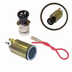 zoneeako 12v universal car-boat-atv-motorcycle cigarette lighter power socket plug zhs755e7