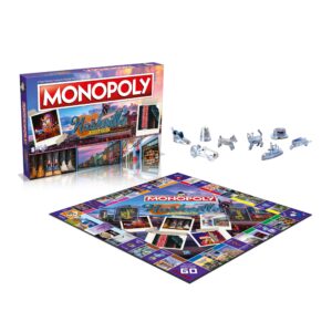 MONOPOLY Board game - Nashville Edition: 2-6 Players Family Board Games for Kids and Adults, Board Games for kids 8 and up, for Kids and Adults, Ideal for Game Night