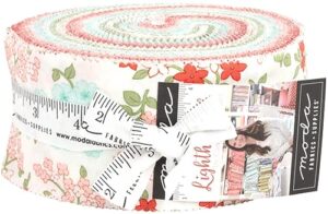 camille roskelley lighthearted jelly roll 40 2.5-inch strips moda fabrics 55290jr