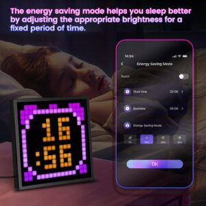 Rayhome Large Display Digital Calendar Day Clocks, Precise LED Smart Clock with Event Reminder, Date, 12/24Hr, Sleep Mode, Graffiti and Adjustable Brightness for Kids, Teens, Adults and Seniors