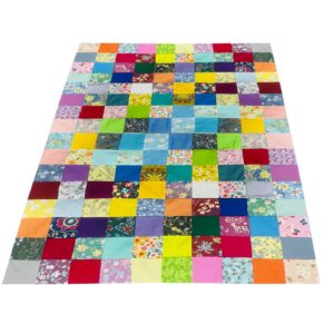 LUMANSUO 50pcs 8" x 8" Cotton Quilting Fabric Squares Fat Quarter Bundles Fabric for DIY Craft Patchwork,Solid