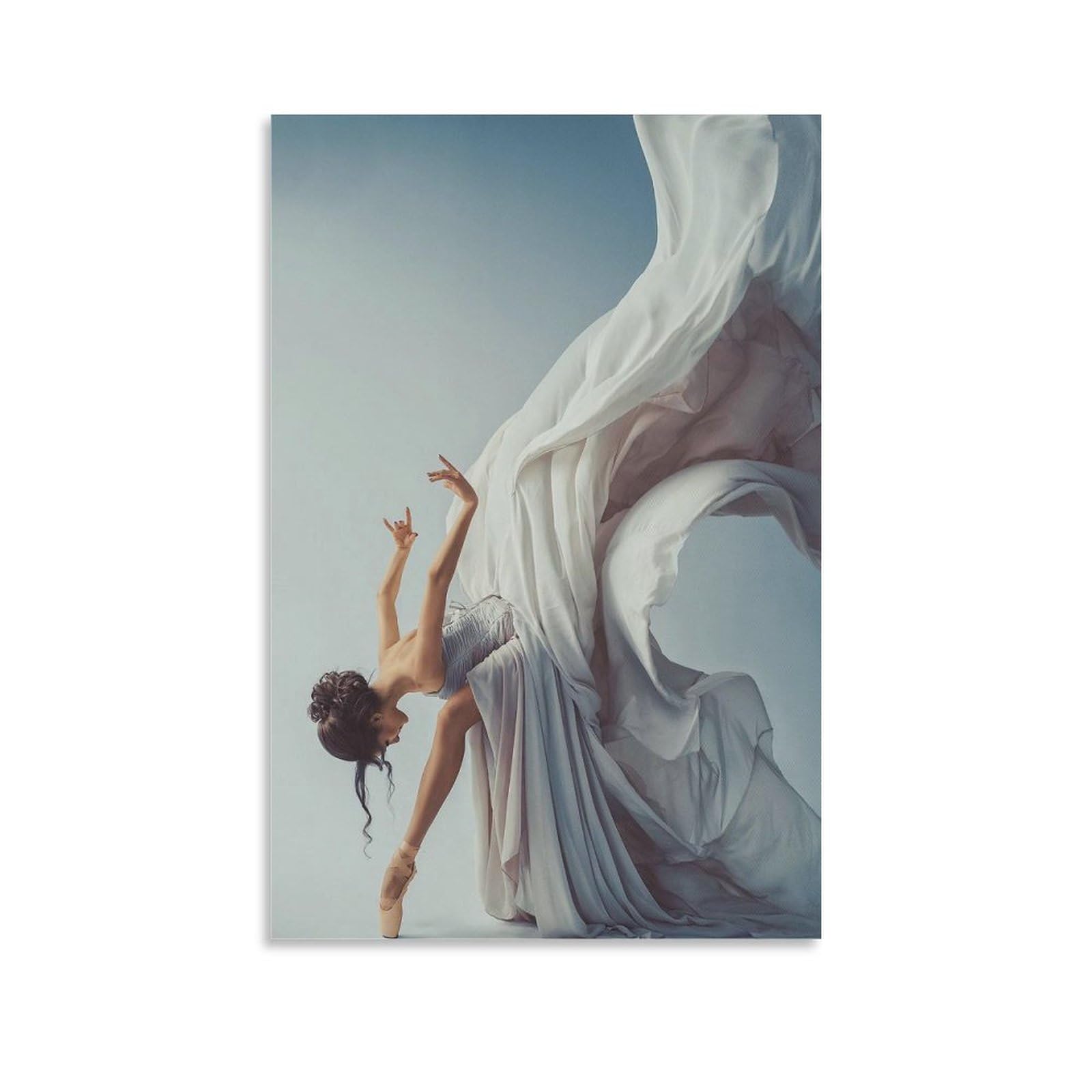 Ballet Dancer Art Oil Painting Elegant Dance Aesthetics Wall Art Paintings Canvas Wall Decor Home Decor Living Room Decor Aesthetic 16x24inch(40x60cm) Unframe-style