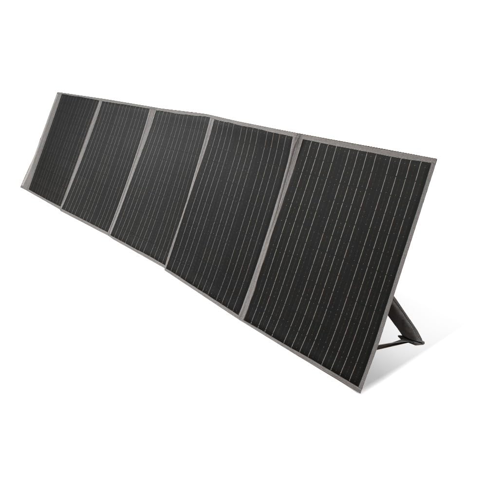 Portable Solar Panels with Multi Connector Solar Charger 250W with Kickstands for Camping RV Fast Charge Power Station