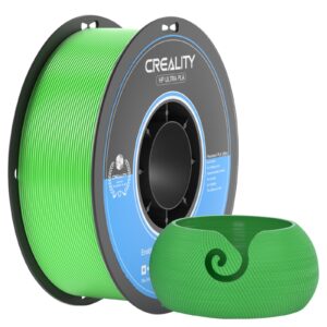 creality pla filament 1.75mm green, 1.75 pla 3d printer filament, less bubbles no odor, high toughness print pla filament basf for most fdm 3d printer, dimensional accuracy +/- 0.03 mm, 1kg spool