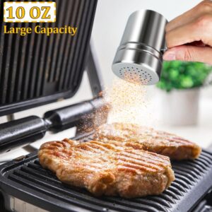 4PCS Grill Accessories for Blackstone, Stainless Steel Smash Burger Press Kit, Include Griddle Spatula, Bacon Press, Spice Dredge Shaker and Hamburger Press Patty Maker for Flat Top Cooking