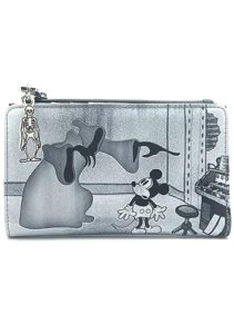 loungefly x lasr exclusive disney the haunted house mickey flap wallet - cute wallets fashion cosplay disneybound