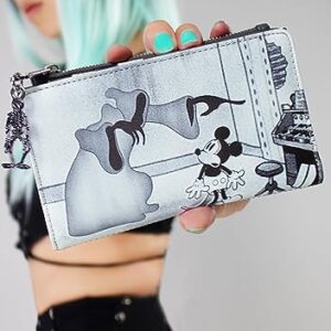 Loungefly X LASR Exclusive Disney The Haunted House Mickey Flap Wallet - Cute Wallets Fashion Cosplay Disneybound