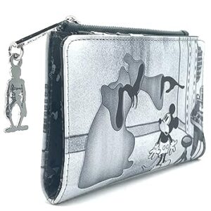 Loungefly X LASR Exclusive Disney The Haunted House Mickey Flap Wallet - Cute Wallets Fashion Cosplay Disneybound