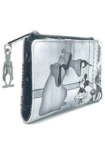 Loungefly X LASR Exclusive Disney The Haunted House Mickey Flap Wallet - Cute Wallets Fashion Cosplay Disneybound