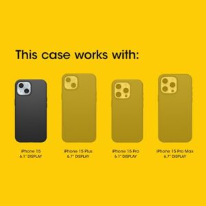 OtterBox iPhone 15, iPhone 14, and iPhone 13 Commuter Series Case - BLACK, slim & tough, pocket-friendly, with port protection