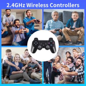 Retro Game Console, TECTINTER Retro Gaming Console,Nostalgia Stick Built in 20400+ Games,Plug and Play Video Game 4K HDMI Output,15 Classic Emulators, Dual 2.4G Wireless Controllers-64G