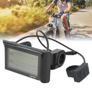 Electric Bike Bicycle LCD Display SW900 LCD Display Meter with Waterproof Connector Universal Voltage Compatibility for E-Bikes Scooters