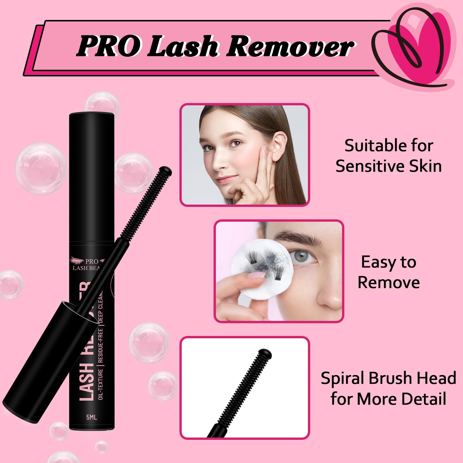 Lash Extension Kit 280Pcs Lash Clusters Eyelash Extension Kit with Lash Bond and Seal Lash Remover Lash Applicator Individual Lashes Kit Eyelash Brush Easy to Apply at Home(30D+40D-9-16mix Kit)