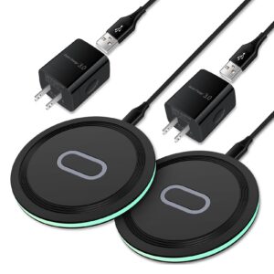 15w wireless charger pixel fast charging station for google 8a 8 pro 7 pro 7a 6 pro 5 4xl,wireless charger pad with qc adapter samsung galaxy s24 s23 fe s22 s21 s20 note 20,motorola edge x50 ultra pro