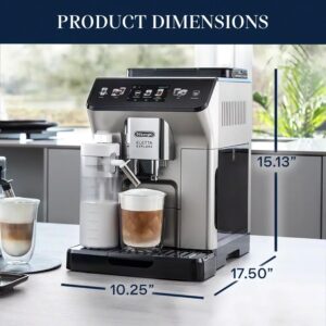 De'Longhi Eletta Explore Espresso Machine with Cold Brew, Automatic Hot & Cold Milk Frother for 50+ One Touch Recipes, Built-in Grinder, ECAM45086S