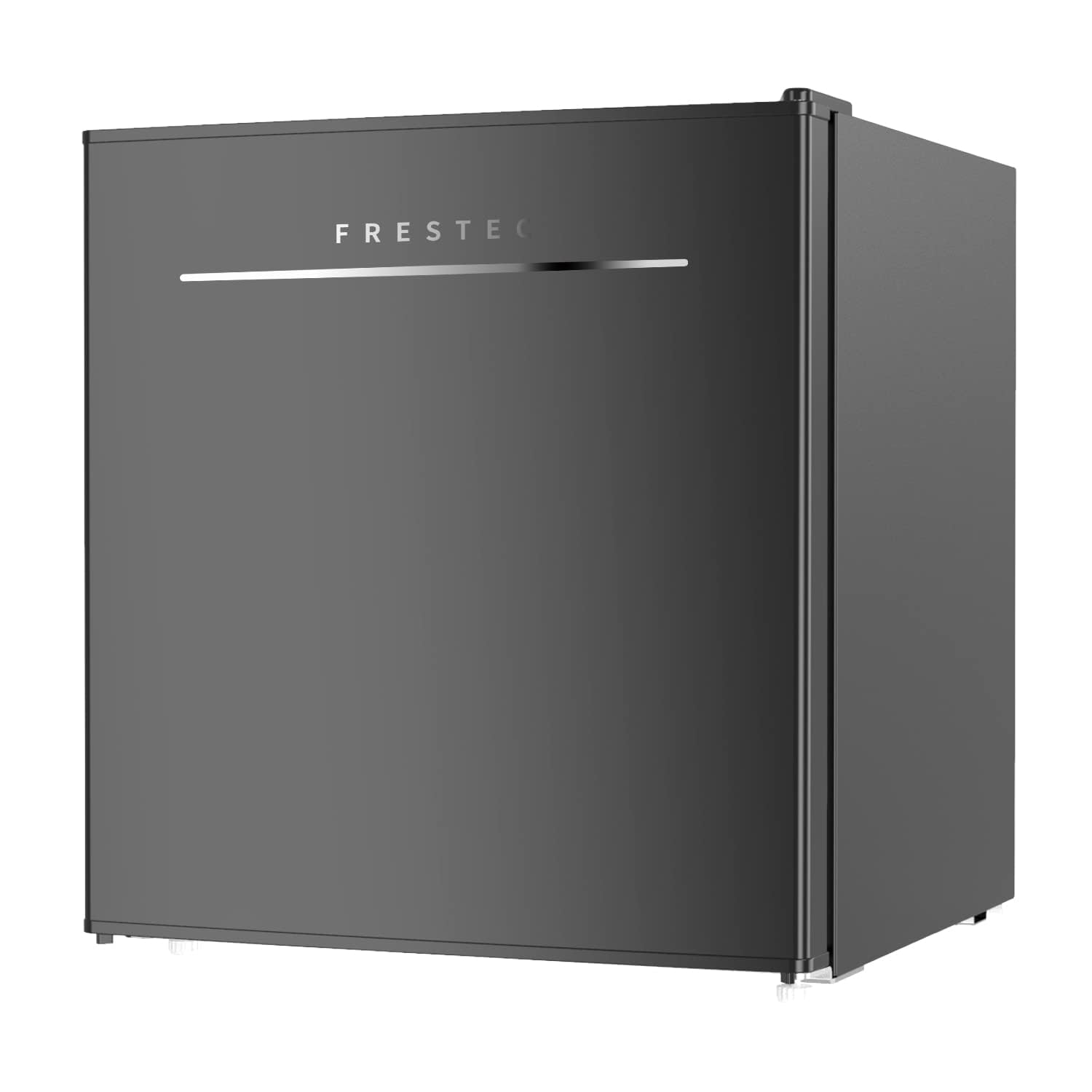 Frestec 1.6 Cu.Ft Mini Fridge with freezer, Compact Refrigerator with Freezer, 6 Adjustable Temperature, 37 dB Low Noise, Reversible Door, Small Fridge for Dorm Bedroom and Office(black)