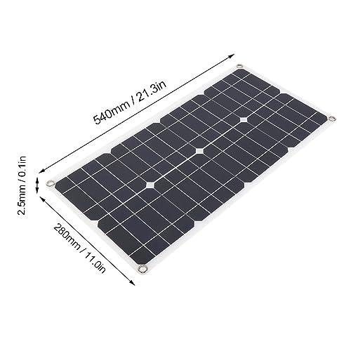 Efficient Solar Charger Panel - Portable Monocrystalline Silicon Solar Panel for Dual-USB Charging of Light Car Boat - Harness The Sun Power