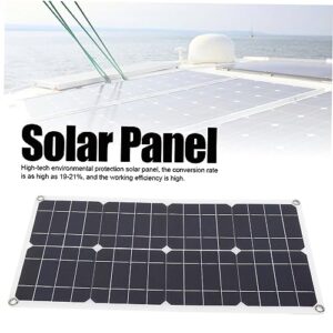 Efficient Solar Charger Panel - Portable Monocrystalline Silicon Solar Panel for Dual-USB Charging of Light Car Boat - Harness The Sun Power