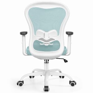 primy office chair ergonomic computer desk chair, high back breathable mesh chair with adjustable lumbar support 2d armrests, executive rolling swivel comfy task chair with wheels for home work gaming