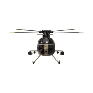 Newcomer MD500 C189 RC Helicopter, Aircraft Model 1/28 2.4G 4CH Single-Rotor Helicopter Model, Remote Helicopter Toys for Boys and Girls (RTF Version/Camo)