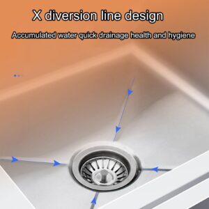 KARFER Kitchen Sink, Freestanding Stainless Steel Sink, Commercial Restaurant Sink with Faucet and Drainboard for Cafe, Bar, Hotel, Garage, Laundry Room (Size : Left Platform)