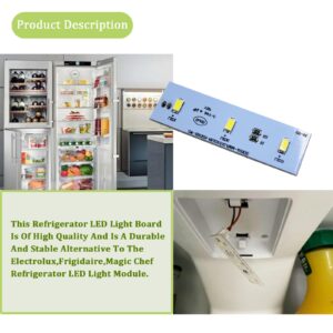 SW-BX02B Refrigerator LED Light Board Replacement for Frigidaire Refrigerator LED Light,Refrigerator LED Light Module Replacement ZBE2350HCA sw-bx02b(8PC)