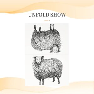 Vintage Sketch Sheep Alpaca Thank You Cards With Envelopes, Blank Greeting Note Cards With Envelopes Blank Inside, Funny Birthday Cards For Women Men, Thank You Card For Wedding Business,Graduation