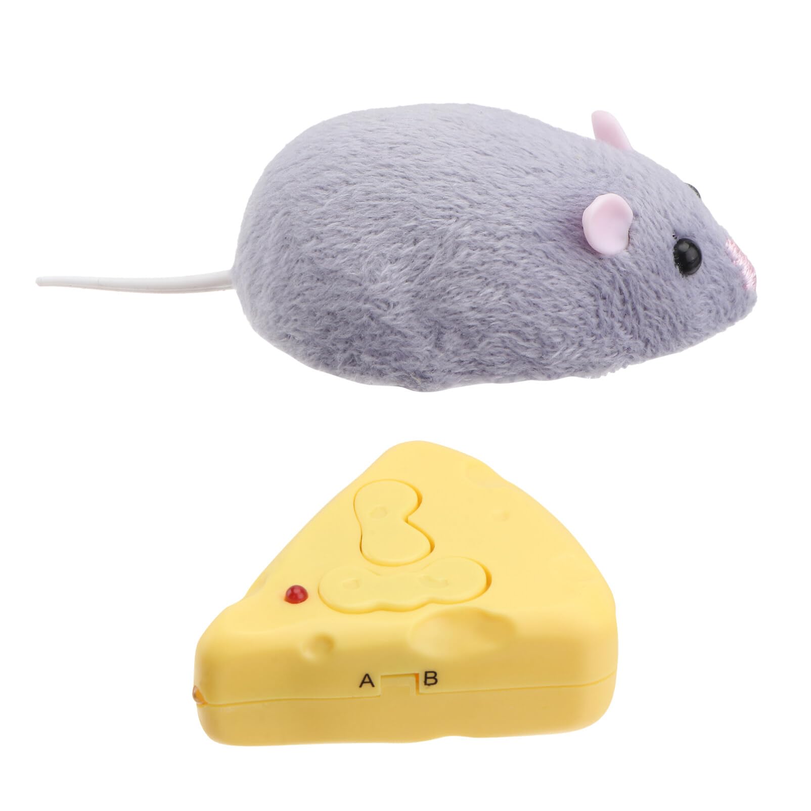 STOBOK 1set Remote Control Mouse Model Remote Control Toy Chew Toys Toy Rc Toy Rc Pets Cat Toy Cat Teasing Toy Cat Playing Toys Realistic Mouse Toy Electronic Component