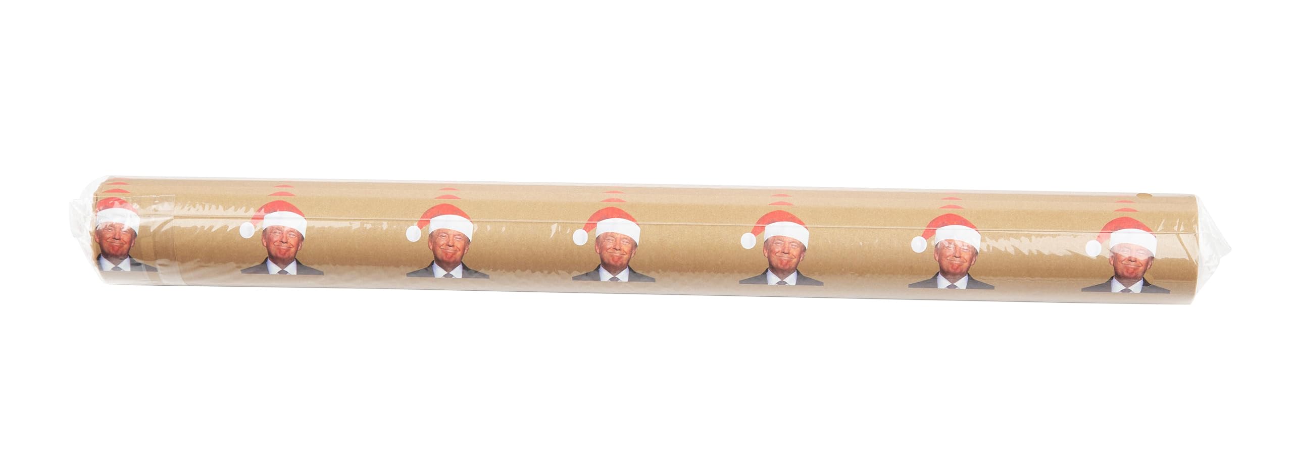 ZIGFRUIT 10 Sheets Funny Trump Christmas Holidays Wrapping Paper Roll for Gifts 17”x27.5” Per Sheet（10 Sheets in A Roll Not Folded Sheets）