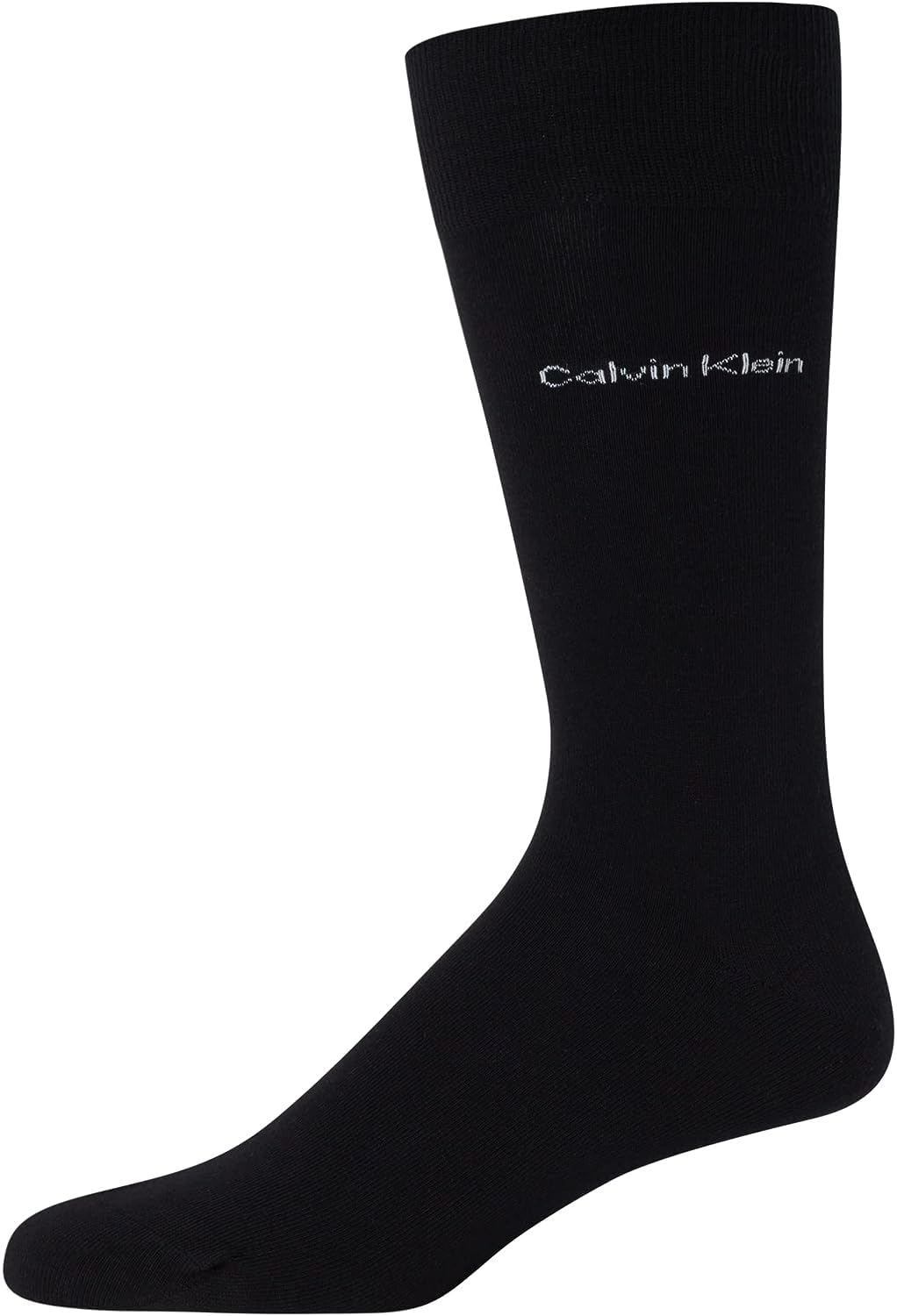 Calvin Klein Men's Dress Socks - Luxury and Egyptian Cotton Blend Dress Socks (2 Pair), Size 7-12, Solid Black