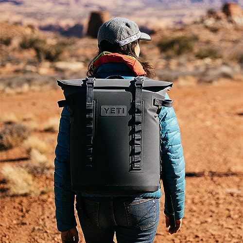 YETI Hopper M20 Backpack Soft Sided Cooler with MagShield Access, Charcoal