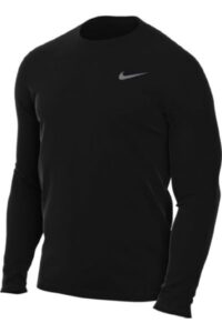 nike men's team legend long sleeve tee shirt (large, black)