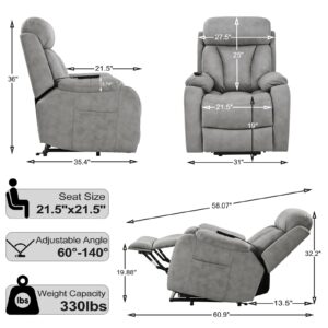 cinkehome Power Lift Recliners Chair for Elderly, Small Electric Power Recliner Chair for Seniors with Remote, Power Recliners on Clearance, Lift Chairs Indoor