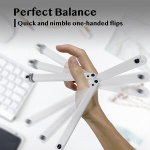 Foldable Plastic Tool, Sturdy and Lightweight, Excellent Balance, Practice Tool for Beginners (White)