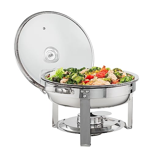 VEVOR Chafing Dish Buffet Set, 2 Packs-B, Silver