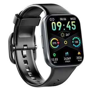 smart watch, 2023 fitness tracker watch for men women, 1.69'' touch smartwatch fitness watch with heart rate monitor/pedometer/sleep monitor, 25 sports waterproof activity tracker for android molocy