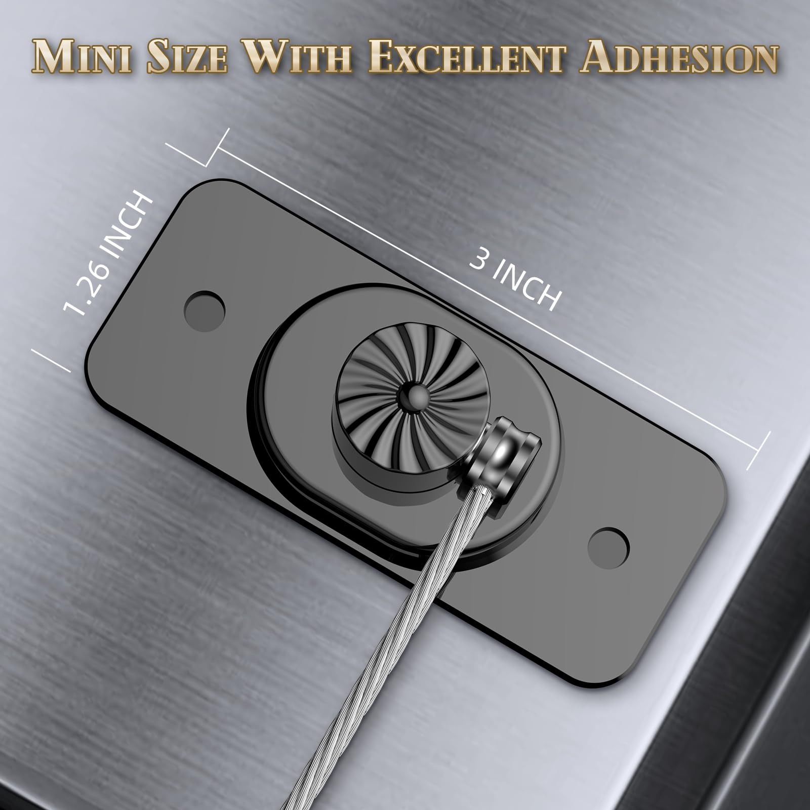 TOASAM Black Combination Lock - Effortless Access Control, Advanced Locking Mechanism, Customizable Security Codes, Childproofing, Versatile Application