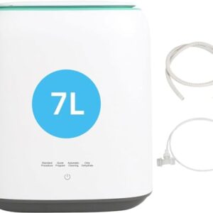 7L Fully automatic Mini portable washing machine, Portable Washer with spin dryer Automatic water in and out, 650r/min Perfect for Small Clothes, apartments, Camping, Travelling