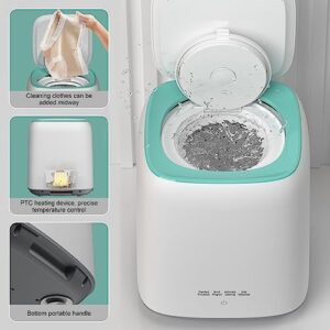 7L Fully automatic Mini portable washing machine, Portable Washer with spin dryer Automatic water in and out, 650r/min Perfect for Small Clothes, apartments, Camping, Travelling