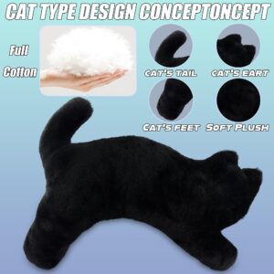 YOUBLEK Long Black Cat Plush Body Pillow, 39.3'' Soft Stuffed Animals Throw Pillows Gift for Girlfriend, Cute Plushies for Bed or Sofa (39.3 inches, Black)