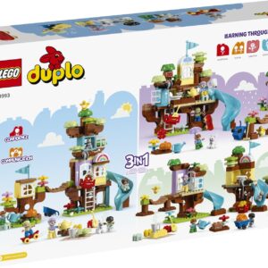 Lego Duplo Set of 2: 10993 3-in-1 Tree House & 10980 Building Plate in Green